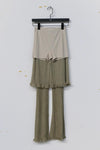SWAYING/KNIT Robin Skirt (with shorts) SW23SS3B08 Bean green PS58
